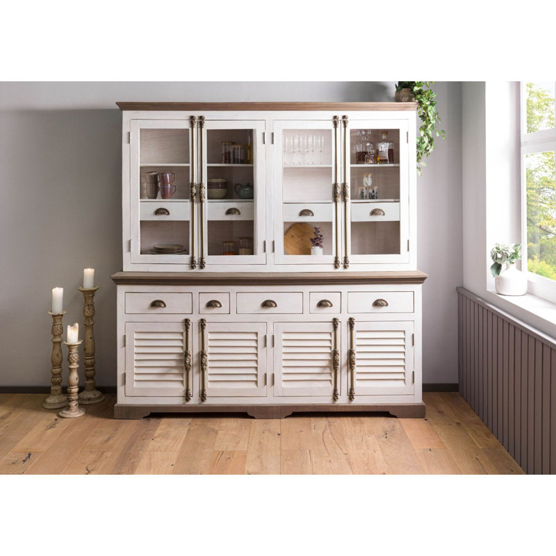 Toulouse Display Cabinet, Lacquered White
