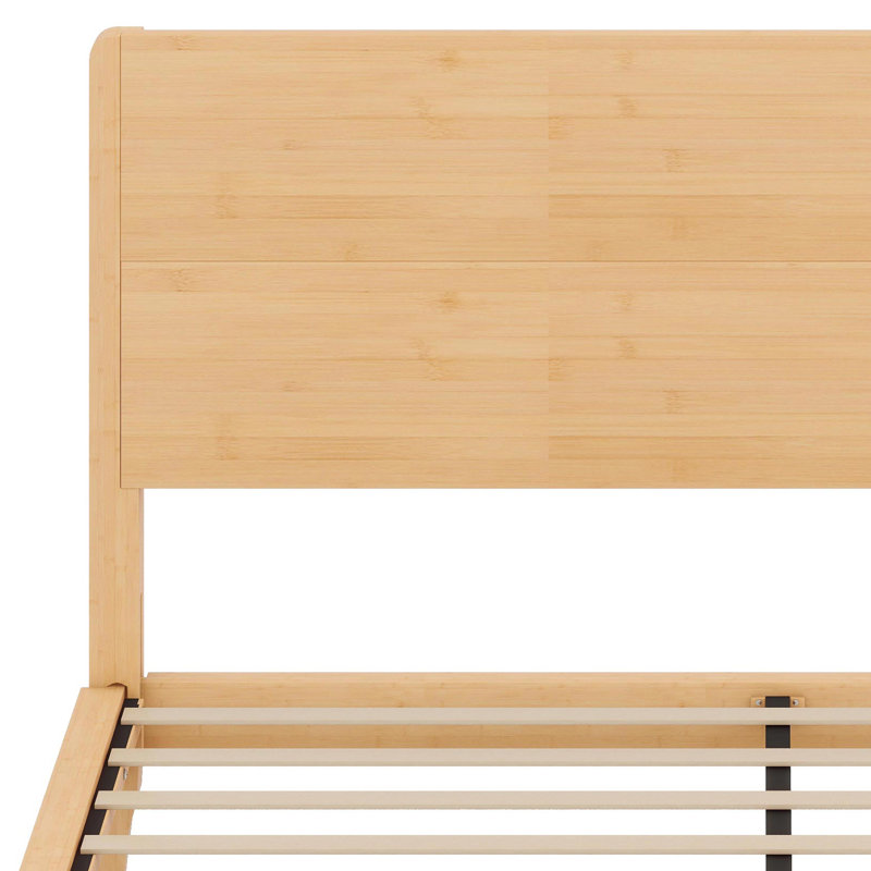 Wood Platform Bed, Natural