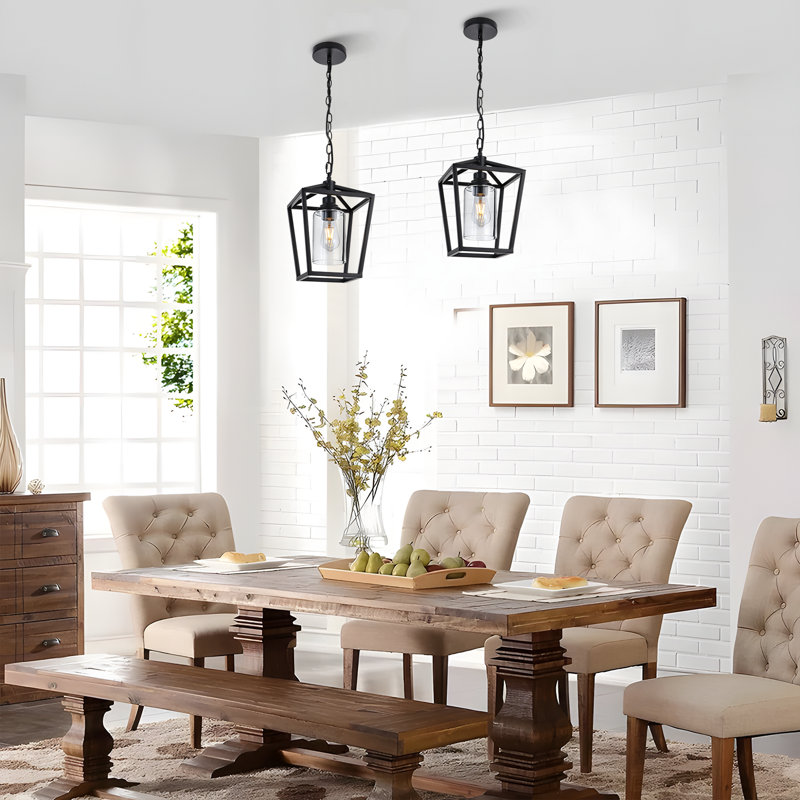 Nauris 1 - Light Matte Black Lantern Pendant