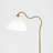 Bonnay Table Lamp with Gold Brass Curved Base