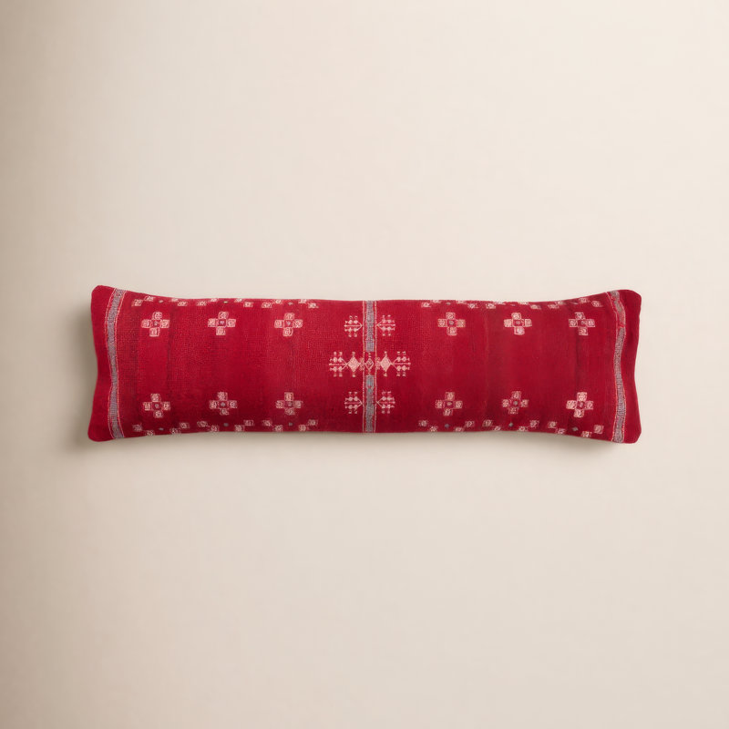 Ise Rectangular Wool Pillow, Down