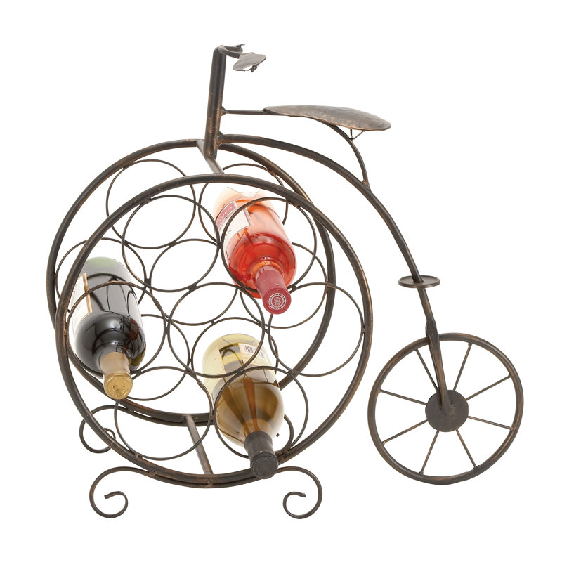 Brasher 7 - Bottle Wine Bottle Rack in Brown