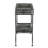32x15x31" Maggie Galvanized Tray Table Accent Table
