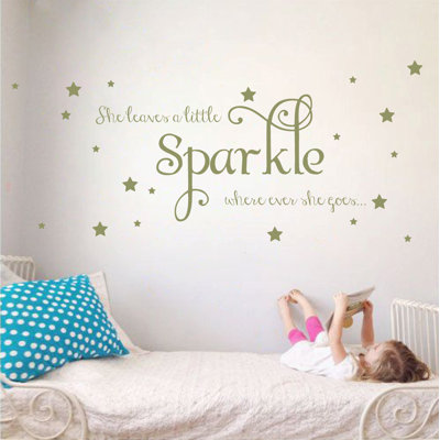 Décalcomanie murale sparkle