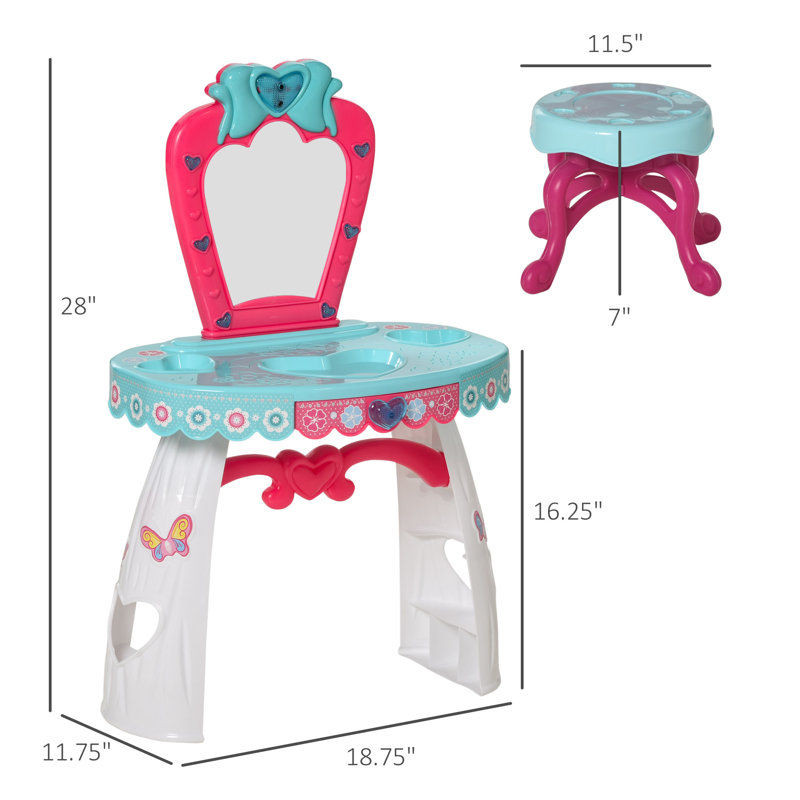 Ensemble coiffeuse avec miroir Conforti Kids