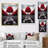 Red And Grey Forest Serenity - Forest Wall Art-1310375318-1132047227