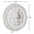 Lion 7.75'' H x 7.75'' W x 2'' D Urethane Rosette Applique