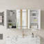 Rectangle Wall Mirror with Cabinet