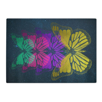Cosmic Butterflies Chopping Board