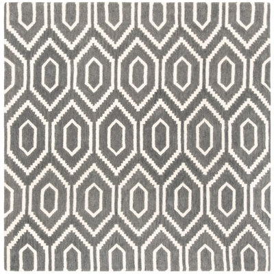 Forsberg Hand Tufted Wool Geometric Rug