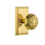 Studio Plate with Egg & Dart Door Knob