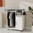 Ironing Cart with Rolling Ironing Board, Multipurpose Ironing Cabinet