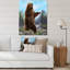 Ours debout - Peinture sur toile-67390490-67390497