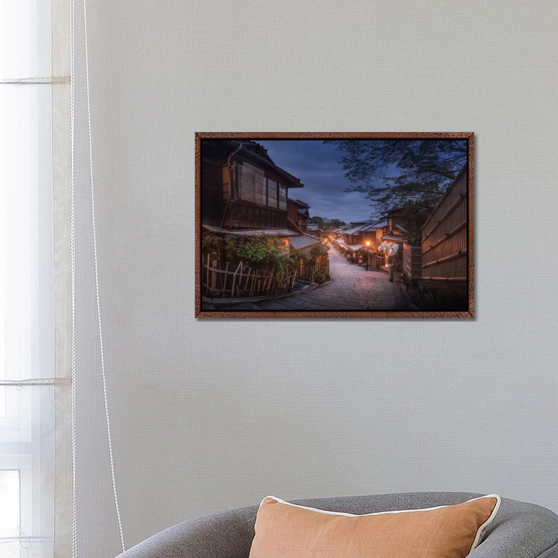 Spring In Japan XV by Daniel Kordan - Print on Canvas, Classic Brown Wood Framed, 152.5 cm H x 101.5 cm W