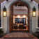 Pankova 16"-1 Outdoor l Wall Light with Dusk to Dawn and Motion Sensor(set of 2)