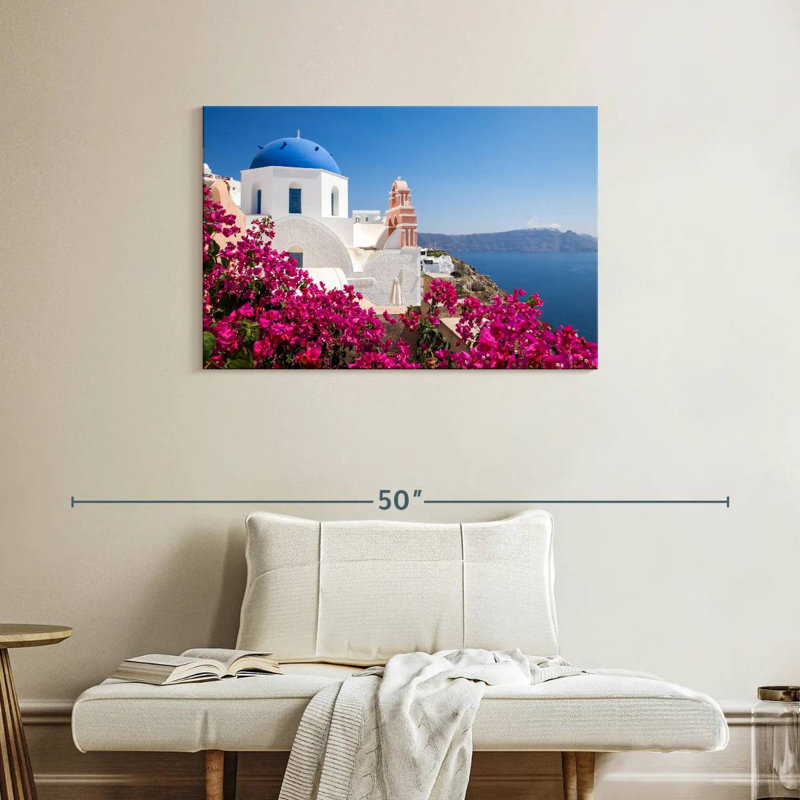 Ravi Santorini Cycladic Architecture, 24" H x 36" W