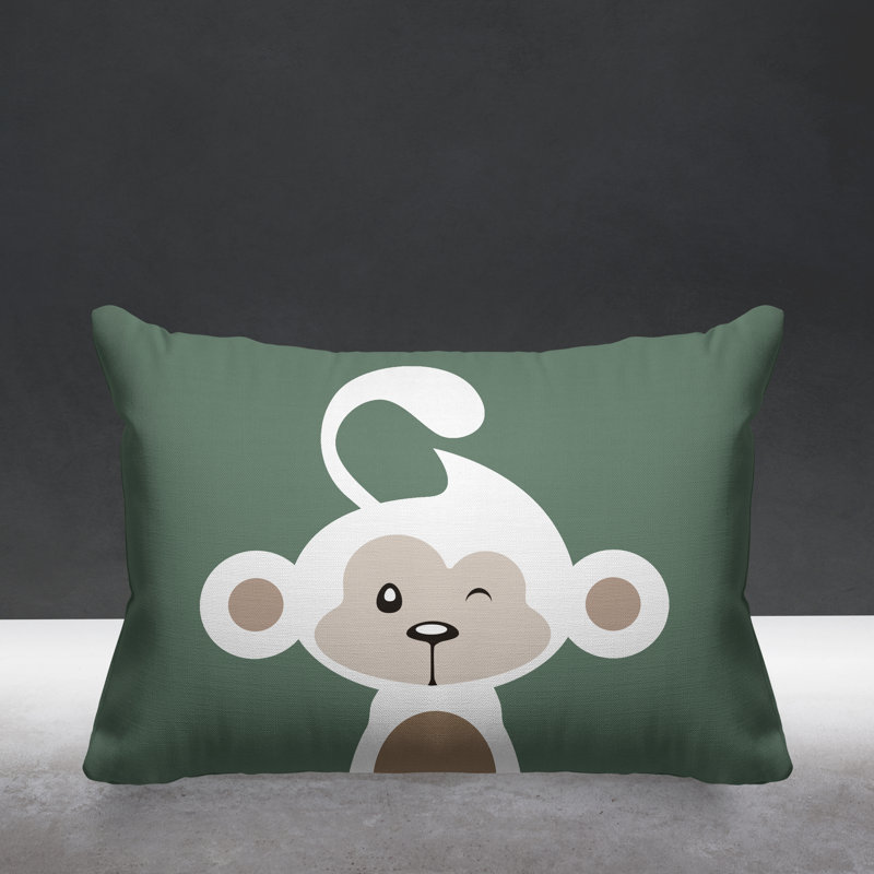 Coussin intérieur Ollie, Émeraude, 14 po x 20 po, Rectangle