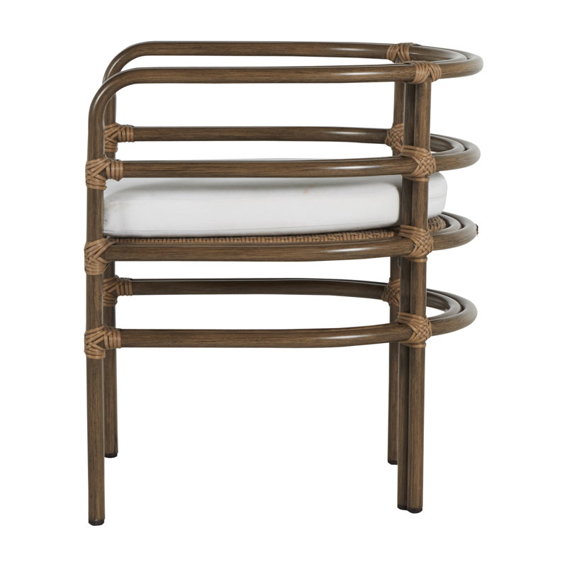 Malibu Arm Chair, Welt, Linen Chambray