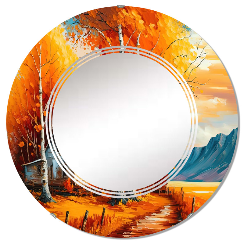 Miroir mural Raidah, 32 po x 32 po