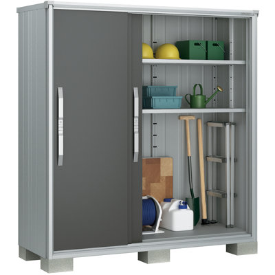 YODOKO 6FT X 2.5FT Metal Storage Premium Shed