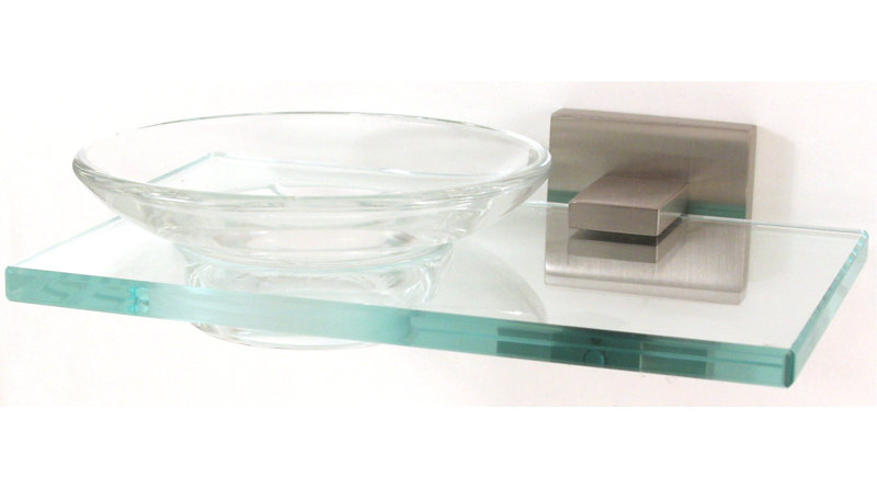 Contemporary II Soap Dish, Satin Nickel