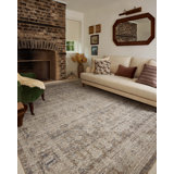 Chris Loves Julia x Loloi Ida Slate / Natural Area Rug
