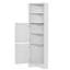 Grande armoire d'angle pour salle de bain avec portes et tablettes réglables pour la salle de bain-432730588