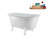 57.5'' x 29.5'' Soaking Acrylic Bathtub-83636146-83636135