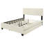 Lit plateforme tapissier avec rangement Casian-1528427014