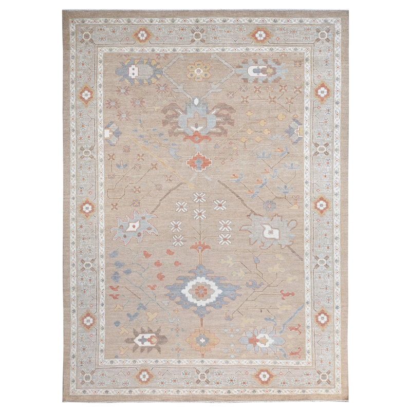 Handmade Wool Oriental Area Rug