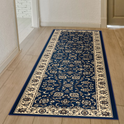 Weiser Denim Traditional Oriental Area Rug