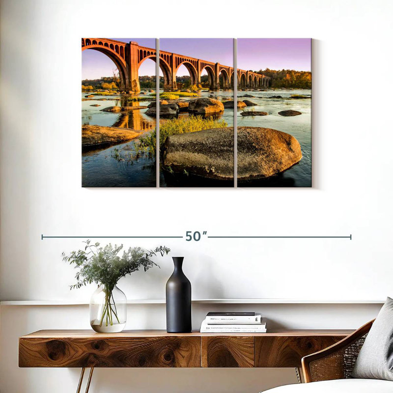 Lilie James River Bridge, 24" H x 38" W