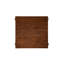 Table d'appoint en noyer - 2 tablettes et pieds carrés en noyer