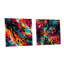 Crisoforo - Ensemble de 2 peintures murales abstraites en acrylique-103927613