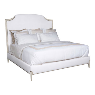 Lillet King Upholstered Low Profile Panel Bed