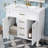 36 Inch Bathroom Vanity With Sink Combo, Black Freestanding Cabinet With Ceramic Basin,White-778767156