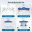 Steel Pop-up Canopy With Single-sided Multifunctional Side Wall
