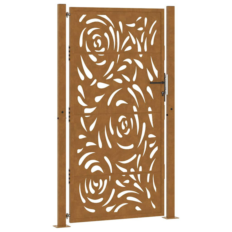 Steel Gate, Rusty, 180cm H x 105cm W