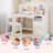 Kids Study Desk With Chair And Tiltable Desktop-1317673314