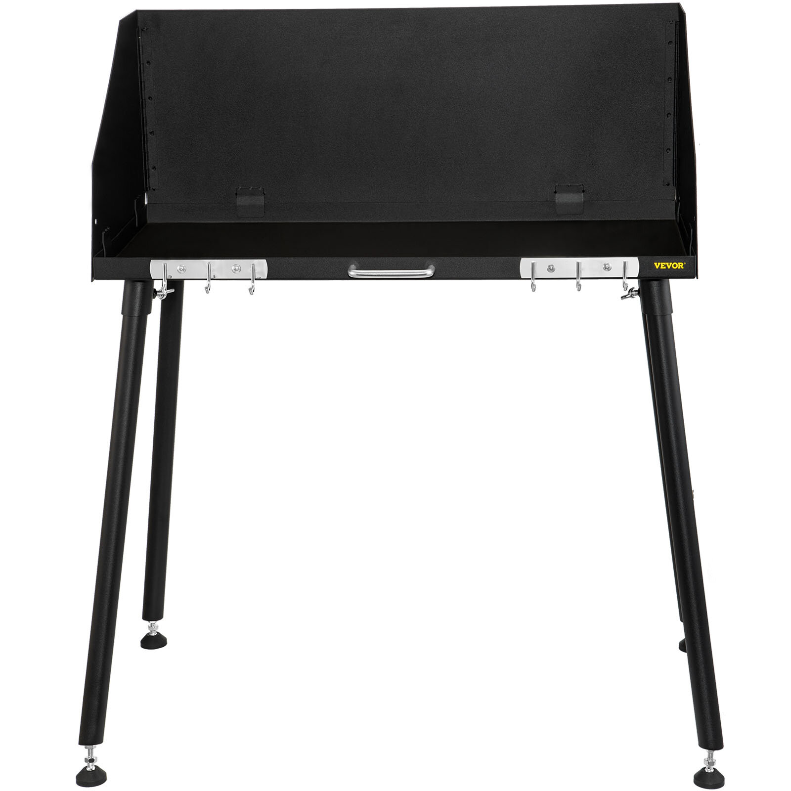 VEVOR Carbon Steel Camp Cooking Table 38 x 16 Inch with Three