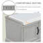 Banc de rangement avec 2 tiroirs et 2 armoires, banc à chaussures avec coussin amovible pour le salon, vestibule-1551859099