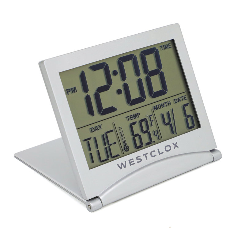 GRANDE HORLOGE DIGITALE D'ALARME DE VOYAGE