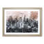 Seattle Washington Skyline in Abstract - Picture Frame Painting Print-55613654-55613655