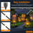 Upgraded Larger Solar Lights Outdoor, 6 Pack Flickering Flame Solar Torch Lights with Super Larger Size for Garden Decor