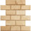 2" x 4" Travertine Brick Joint Mosaic Wall & Floor Tile