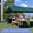10 X 20ft Heavy Duty Portable Carport Canopy, Galvanized Frame Portable Garages and Shelters-116094344