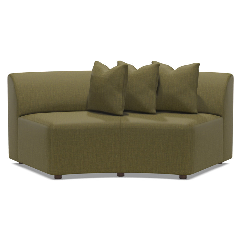 Alston Armless Curved Sofa, 2361-21
