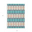 Tapis bleu sarcelle lavable à l'extérieur 5 pi x 8 pi bleu sarcelle