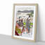 Two Women at a Teahouse by Harunobu Suzuki - Picture Frame Painting Print-55606055-55606056