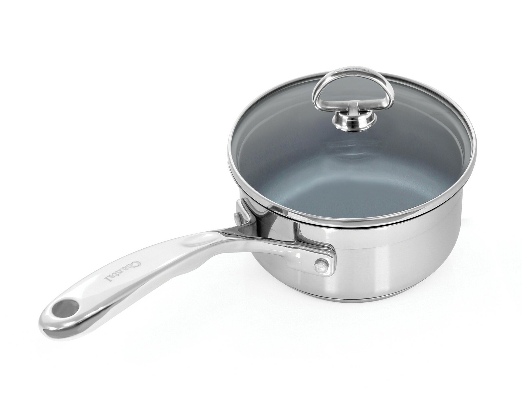 Cuisinox Super Elite Stainless Steel Covered Saucepan with Helper Handle